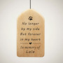 Echoes of a Loyal Heart Personalized Dog Memorial Wind Chime