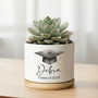 Growth and Success Personalized Class of 2026 Ceramic Plant Pot