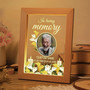 Loving Memory Photo Frame Lamp Candles and Flowers Sympathy Gift Loving Memory Photo Frame Lamp Candles and Flowers Sympathy Gift