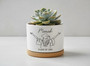 Rooted in 2026 Custom Name Graduate Ceramic Plant Pot