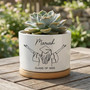 Rooted in 2026 Custom Name Graduate Ceramic Plant Pot