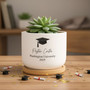 Rooted in Success Personalized Graduation Ceramic Plant Pot