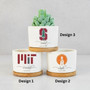 University Pride 2025 Custom Logo Ceramic Plant Pot for Her