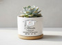 Where Memories Grew 2026 Campus Map Ceramic Plant Pot