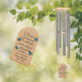 Whispering Butterfly Wings Custom Memorial Wind Chime Gift