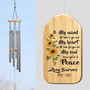 Whispering Peace Custom In Loving Memory Wind Chime Whispering Peace Custom In Loving Memory Wind Chime