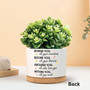 2026 Graduation Success Masters and College Ceramic Plant Pot