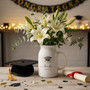 A 2024 Graduate Custom Ceramic Flower Vase Keepsake