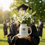 A 2024 Graduate Custom Ceramic Flower Vase Keepsake