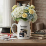 Capture Her 2026 Milestone Custom Photo Ceramic Flower Vase