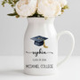 Celebrate Her 2025 Milestone Floral Ceramic Flower Vase Gift