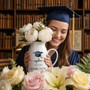 Celebrate Her 2025 Milestone Floral Ceramic Flower Vase Gift