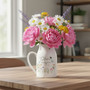 Celebrate Her 2025 Milestone Floral Ceramic Flower Vase Gift