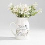 Celebrate Her 2025 Milestone Floral Ceramic Flower Vase Gift