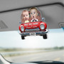 Drive Safe Daddy - Custom Baby Photo Car Visor Clip Vintage Gift
