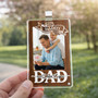 Drive Safe Daddy - Custom Photo Car Visor Clip Picture Holder