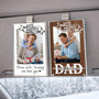 Drive Safe Daddy - Custom Photo Car Visor Clip Picture Holder