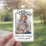 Drive Safe Daddy - Custom Photo Car Visor Clip Picture Holder