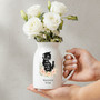 Empower Her Journey Unique Ceramic Flower Vase Graduation Gift