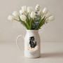 Empower Her Journey Unique Ceramic Flower Vase Graduation Gift