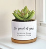 For My Amazing Daughter 2026 Graduation Ceramic Plant Pot