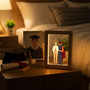 Forever in Our Hearts Grandpa Memorial Photo Frame Lamp
