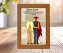 Forever in Our Hearts Grandpa Memorial Photo Frame Lamp