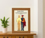 Forever in Our Hearts Grandpa Memorial Photo Frame Lamp