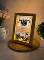 Glow of Achievement Custom Graduation Photo Frame Lamp
