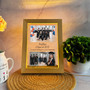 Glow of Achievement Custom Graduation Photo Frame Lamp