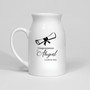 Grad 2026 Milestone Custom Name Ceramic Flower Vase Gift