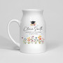 Honor Her 2026 Success Custom Floral Ceramic Flower Vase Gift
