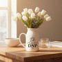 Honor Her DNP Achievement Custom Ceramic Flower Vase Gift