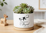 Personalized Ceramic Graduation Plant Pot with Name – Class of 2026