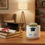 Personalized Graduation Ceramic Plant Pot, Class of 2026 Gift