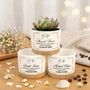 Personalized Graduation Ceramic Plant Pot, Class of 2026 Gift