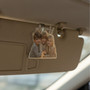 Protect Him Always - Custom Photo Car Visor Clip for Dad & Pets Protect Him Always - Custom Photo Car Visor Clip for Dad & Pets