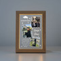Relive the Journey Custom Graduation Collage Photo Frame Lamp