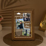 Relive the Journey Custom Graduation Collage Photo Frame Lamp