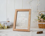 Relive Your Alma Mater Personalized Campus Map Photo Frame Lamp