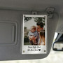 Sentimental Keepsake for Dad - Custom Photo Car Visor Clip Gift