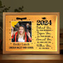 Success Defined Personalized Sibling Graduation Photo Frame Lamp