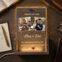 2026 Grad Photo LED Night Light Memories Then and Now Plaque