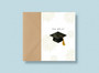 2026 Watercolor Cap Digital Graduation Greeting Card