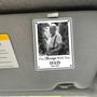 Always With You - Dad Memorial Photo Magnetic Car Visor Clip