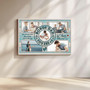 Bonus Dad Coastal Photo Collage Canvas - Heartfelt Father's Day Gift
