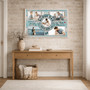 Bonus Dad Coastal Photo Collage Canvas - Heartfelt Father's Day Gift