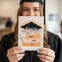 Celebrate Success with a Cute Graduation Cap Greeting Card