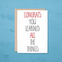 Celebrate Success with a Funny 2026 Grad Greeting Card