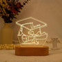 Celebrate Their Big Day Custom Graduation LED Night Light